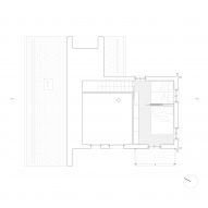 Mezzanine floor plan of PerfectDay House by Giona Bierens de Haan Architectures