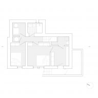 First floor plan of PerfectDay House by Giona Bierens de Haan Architectures