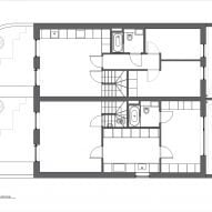 Ground floor plan of Cooper House by S2B Studio