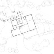 Ground floor plan of Dråpa by Vatn Architecture and Groma