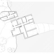 Basement plan of Dråpa by Vatn Architecture and Groma