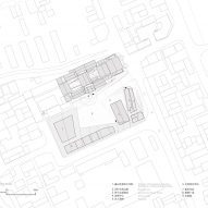 Site plan of Weishan Chongzheng Academy Bookstore by Trace Architecture Office