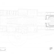 First floor plan of Weishan Chongzheng Academy Bookstore by Trace Architecture Office