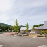 Courtyard at Montreal school