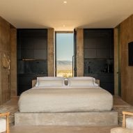 Concrete retreat in Mojave desert