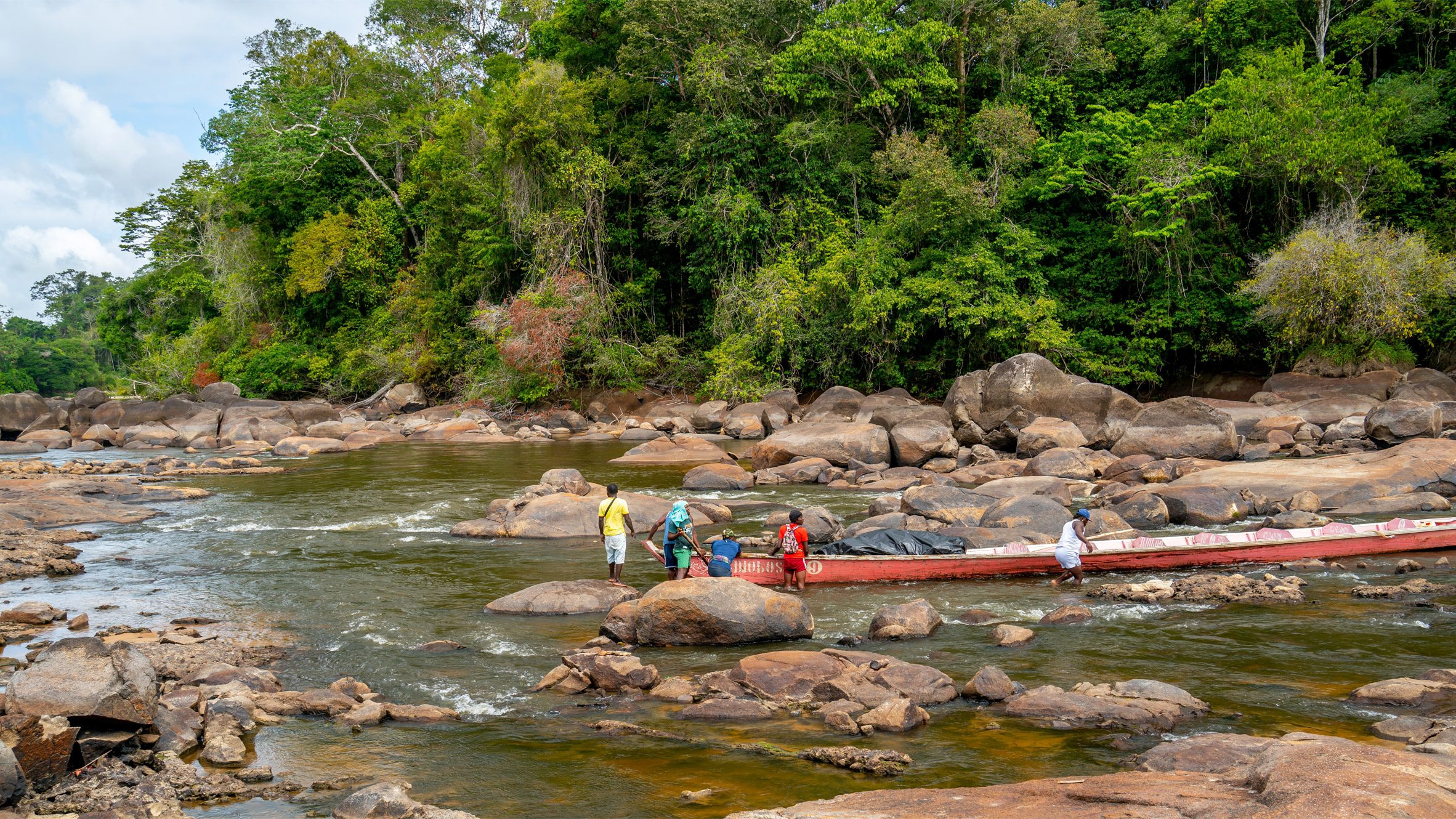 Fishermen in Suriname