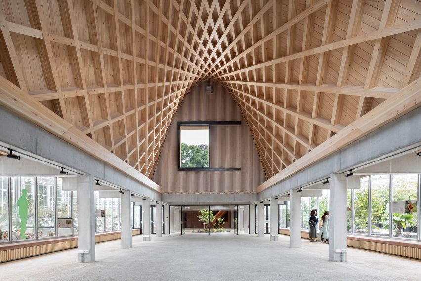 Interior of Green Ark at Meise Botanic Garden by NU Architectuuratelier and Archipelago