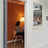 Meeting room in Hawkins\Brown office