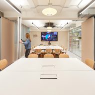 Meeting room in Hawkins\Brown office