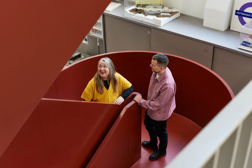 Red staircase