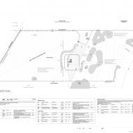 Site plan of Heather's Off-Grid House by Gardiner Architects