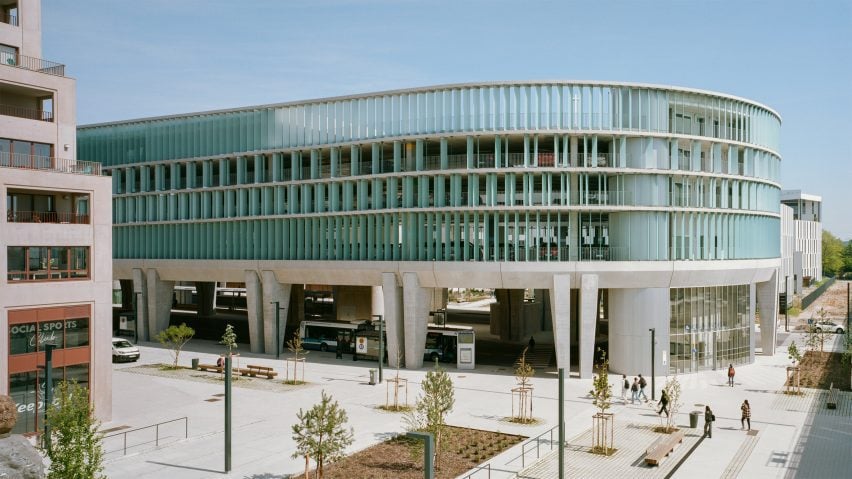 Cesson-Viasilva Park and Ride and Bus Station by Ateliers O-S Architectes