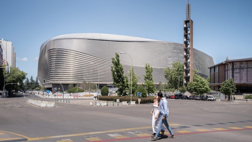 Real Madrid football stadium by GMP Architekten