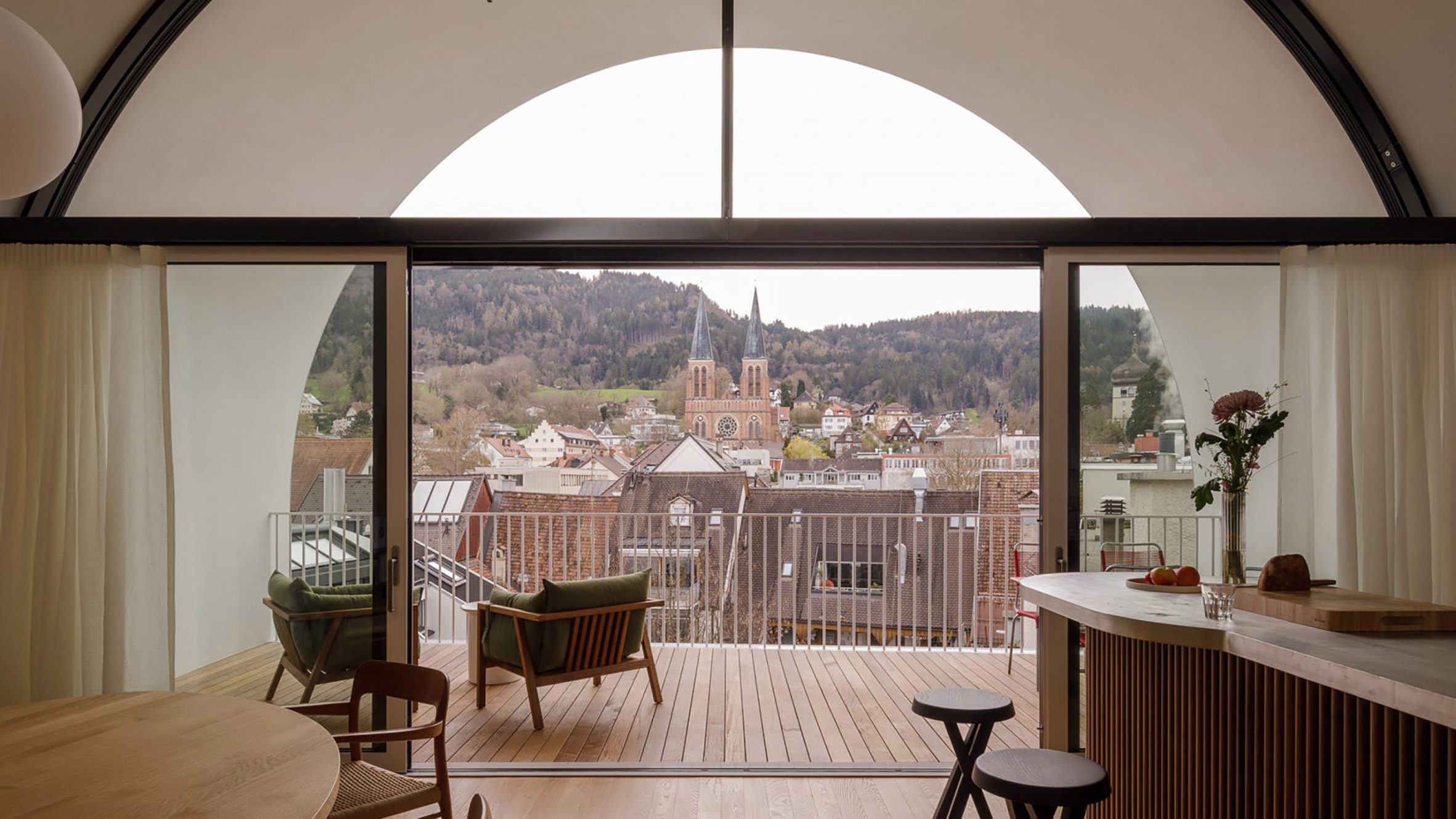 Interior of Herzog & de Meuron's Kornmarktplatz project.