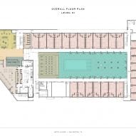 Plan of Hotel Lucine by Kartwheel Studio