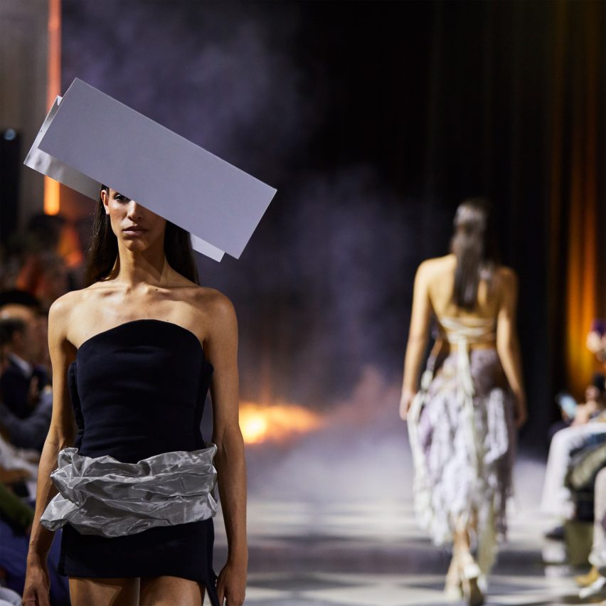 models on a runway