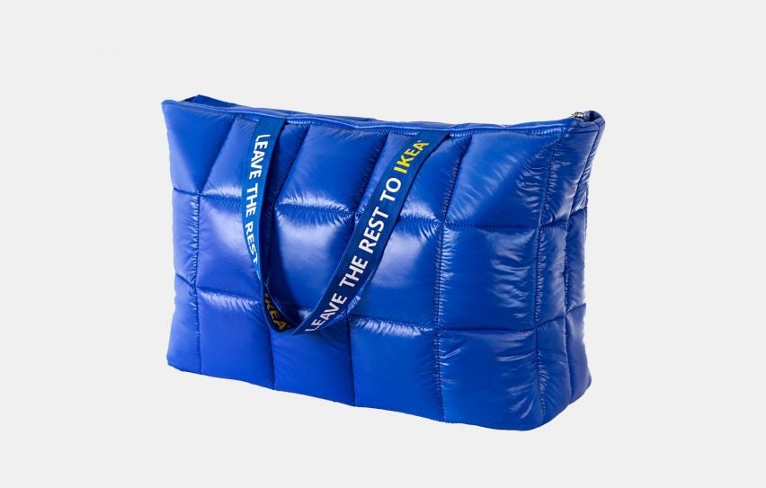 Pillow-style IKEA Frakta bag