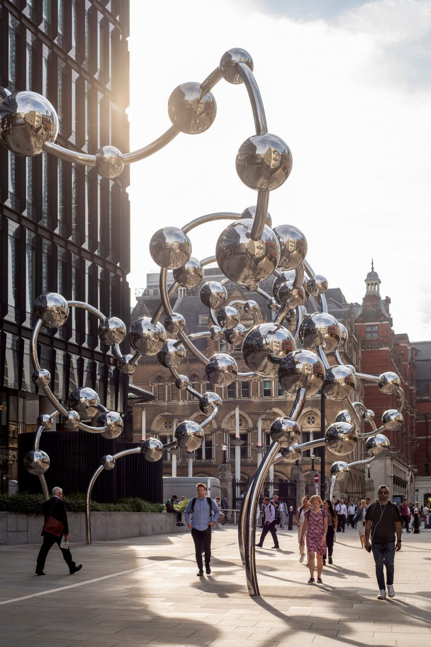 Mirrored installation in London by Yayoi Kusama