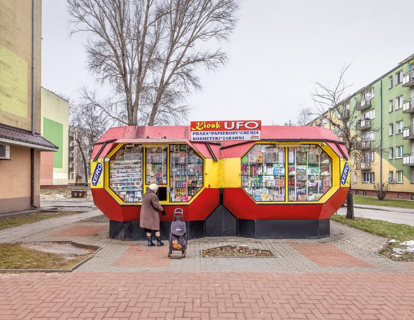 Modernist kiosk in Poland