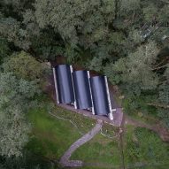 Structures with barrel roofs