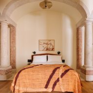 Bedroom with archways and pillars Lisbon