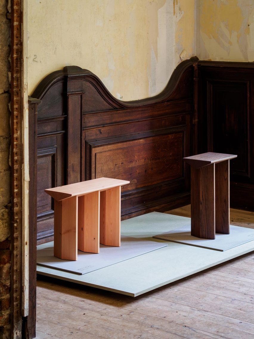 Mullion plinths by Anthony Forsyth