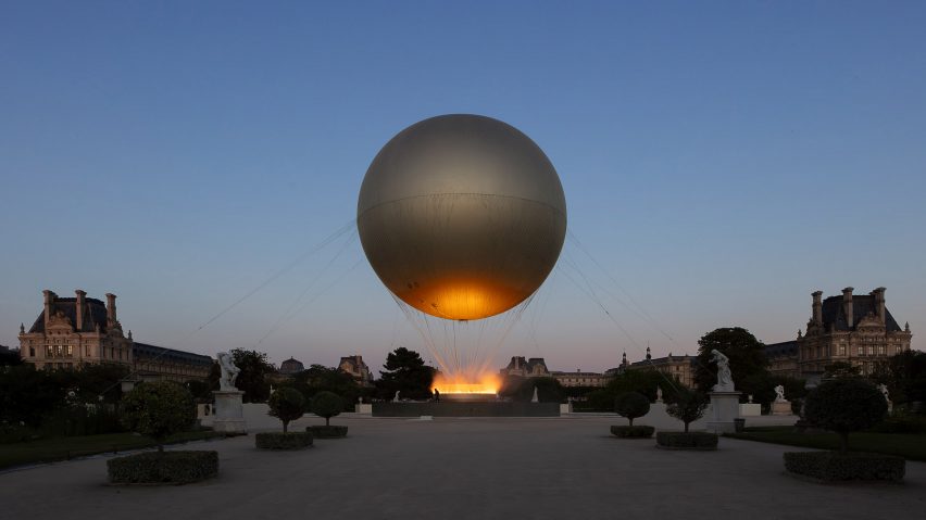 Olympic cauldron balloon by Mathieu Lehanneur