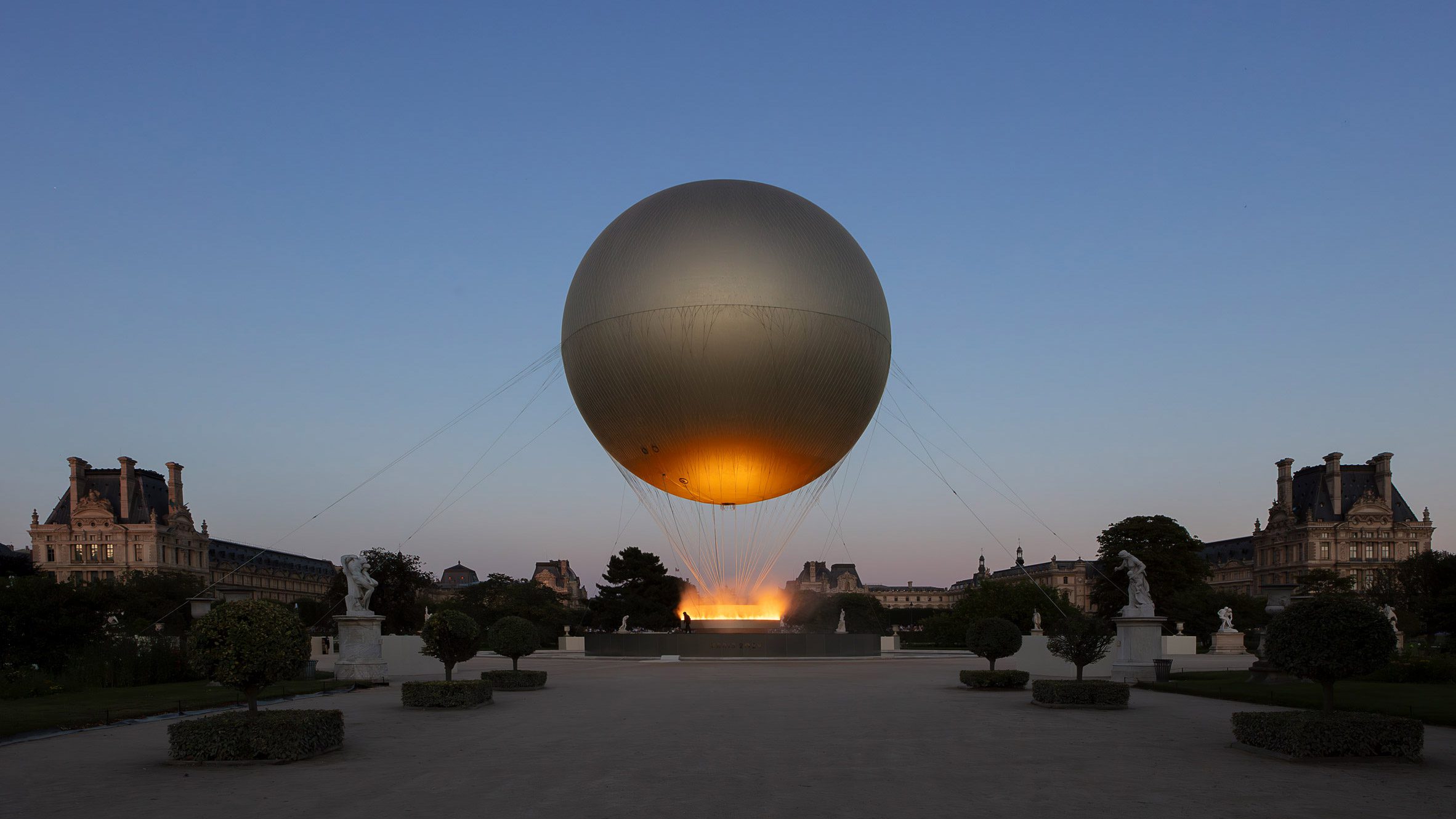 Olympic cauldron balloon by Mathieu Lehanneur