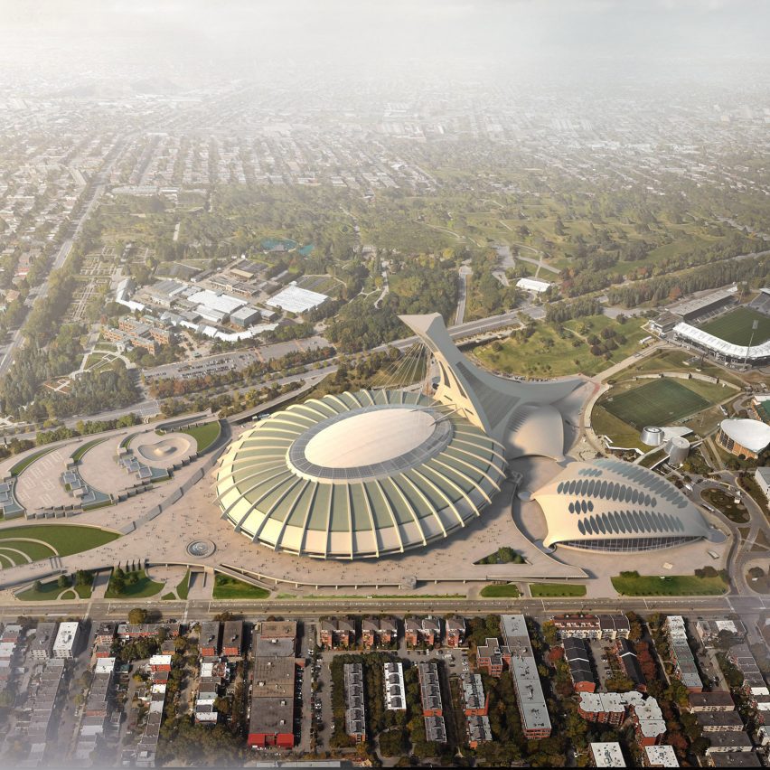 GMP Architekten set to "reinvent" roof of Roger Taillibert?s Olympic Stadium in Montreal