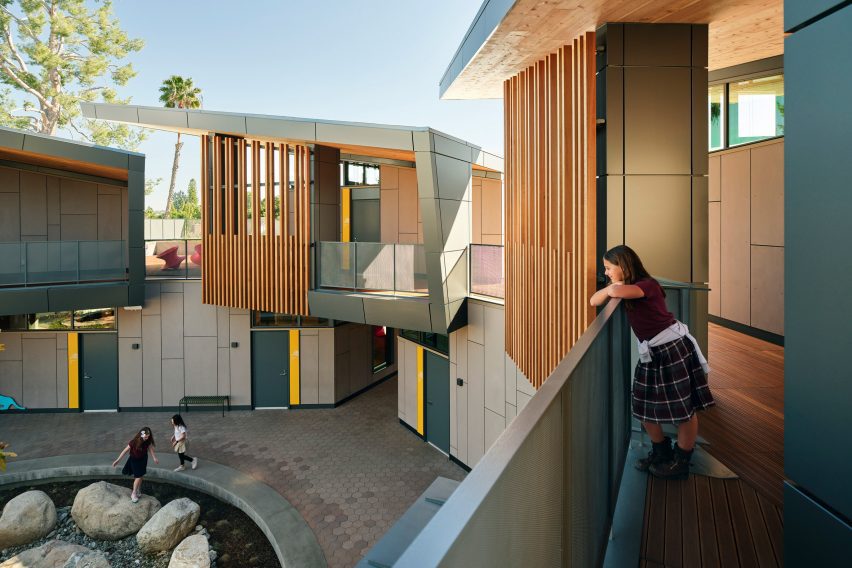 Exterior view of Westmark Lower School by NBBJ