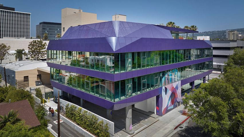 Purple Beverly Hills office building