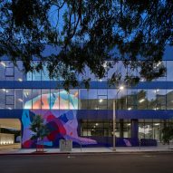 Purple LA office building