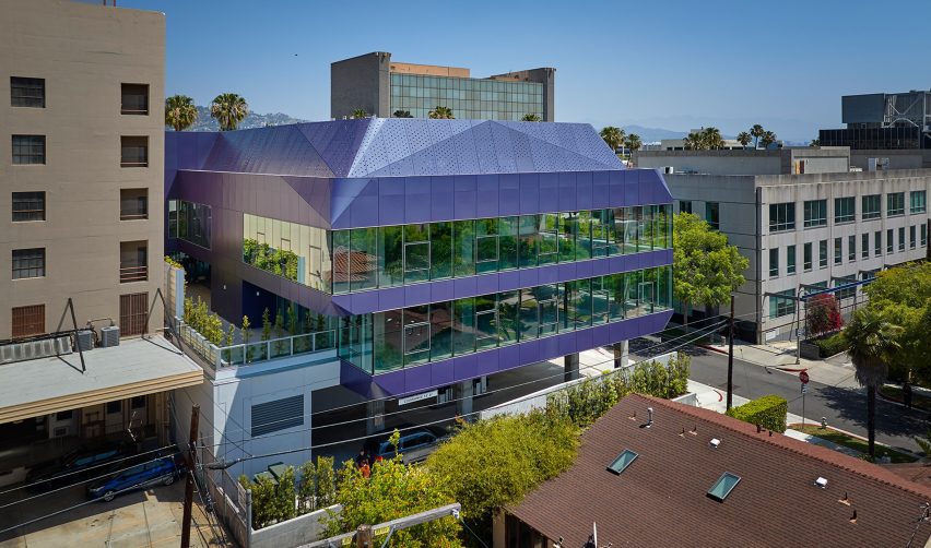 Purple LA office building