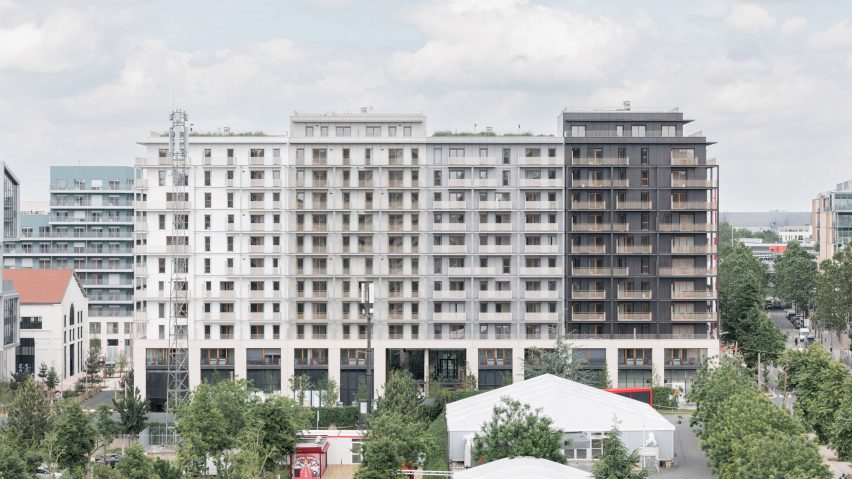 Triptyque Olympic Village housing in Paris