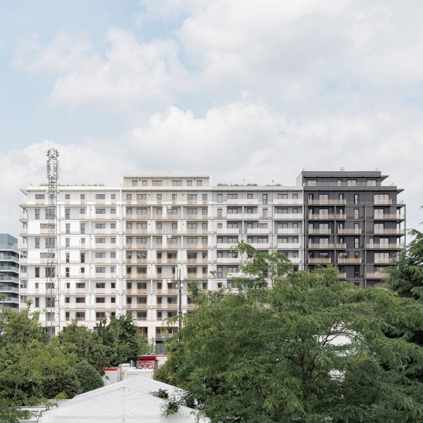 Triptyque Olympic Village housing in Paris