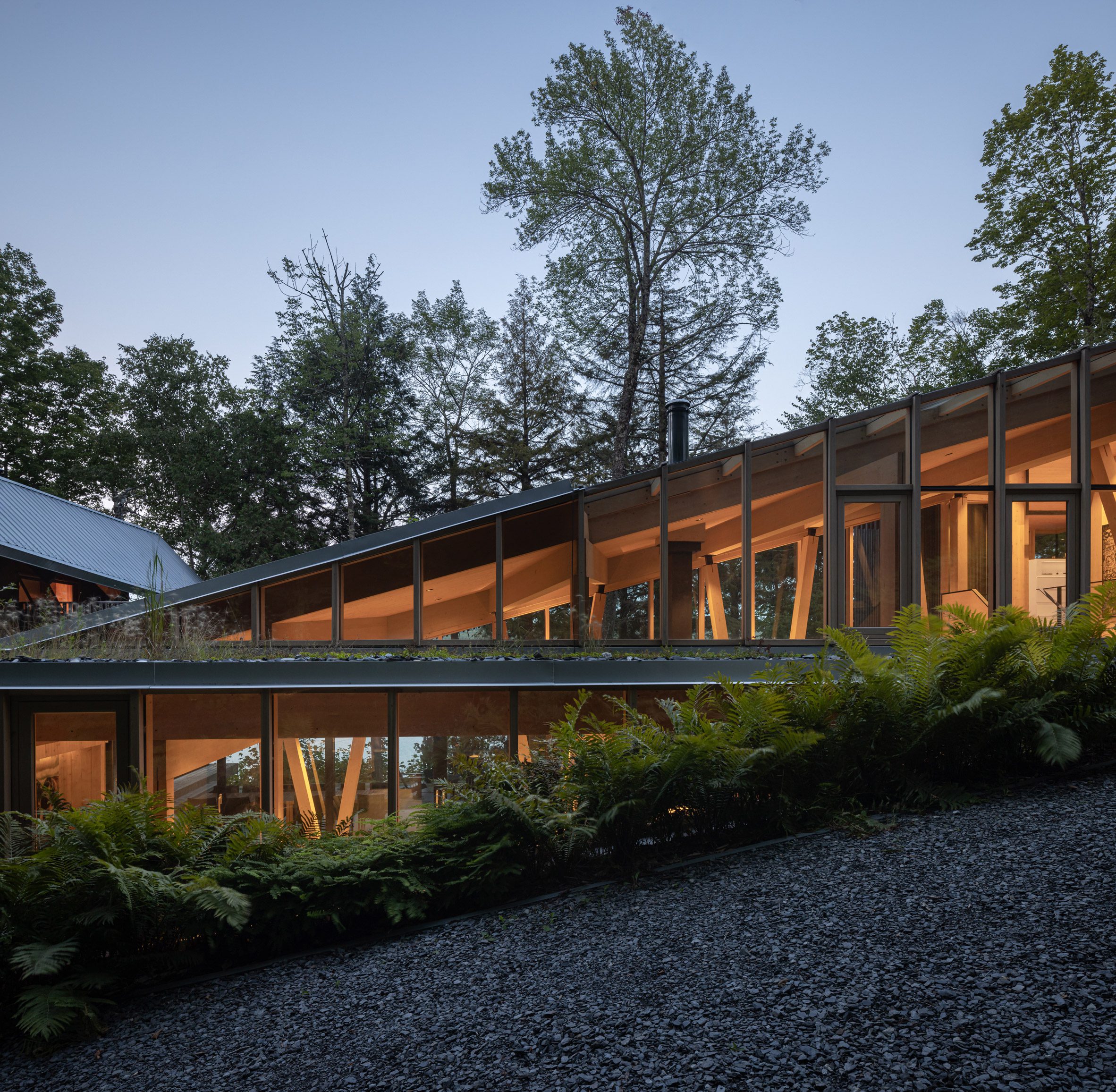 Sloped chalet in Quebec