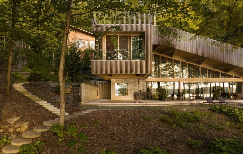 Mass timber and concrete building Canada