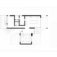 Plan of Casa Wiz by BHY Arquitectos