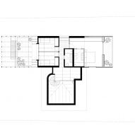 Plan of Casa Wiz by BHY Arquitectos