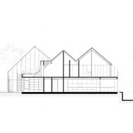 Plan of Casa Wiz by BHY Arquitectos