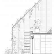 Plan of Casa Wiz by BHY Arquitectos