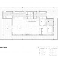 Plan of Résidence des Rapides by Appareil Architecture