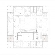 First floor plan of Pavilion Jardins by Atelier du Pont