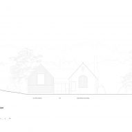 Elevation of Old School House by Bindloss Dawes