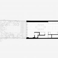 Plan of Camden Residence by EBBA Architects