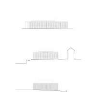 Elevation of D-Day Museum by Atelier Projectiles