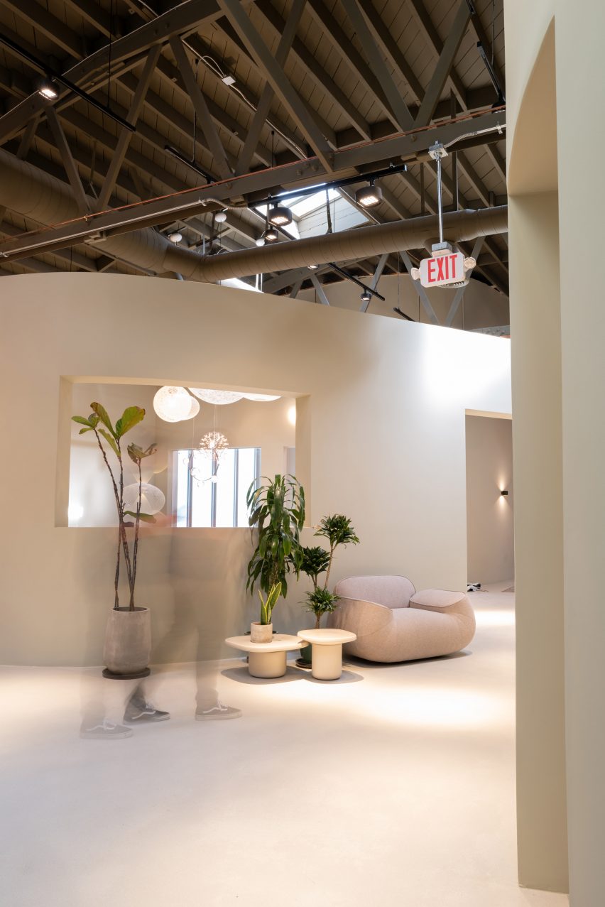 The showroom doubles as a "vibrant hub" for the creative community