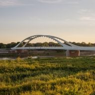 Knight Architects reinstates historic Germany-Poland border crossing with simple and elegant" bridge