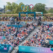 Spectators at the Olympic Games in Paris