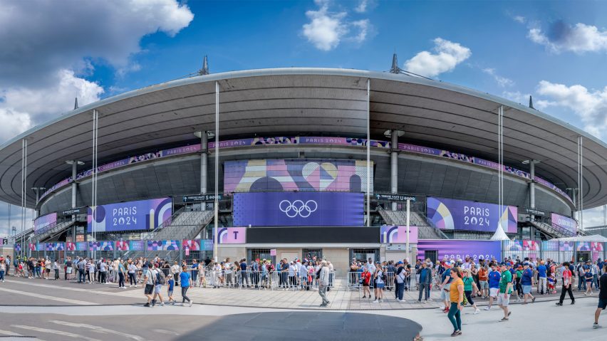 The Stade du France in use for the Paris 2024 Olympics